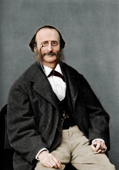 जैक्स ऑफ़ेनबैच 1819-1880, जर्मन में जन्मे फ्रांसीसी संगीतकार, सेलिस्ट और रोमांटिक के इम्प्रेसारियो द्वारा नादर