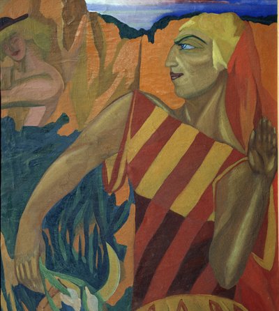 Medea। बैले के लिए कॉस्ट्यूम डिज़ाइन गोल्डन फ्लेस, 1915 द्वारा नादेज़्दा व्लादिमीरोवाना लेर्मोंटोवा