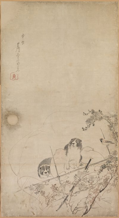 पपीज, स्पैरो और क्रिसेंटहेम, 1754-1799। द्वारा नागासावा रोसेट्सु