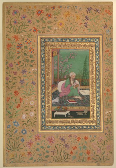 उस्ताद मंसूर का चित्रण, जिसे नादिर-अल-&39;एएस के नाम से जाना जाता है द्वारा नादिर अल 'असर उस्ताद मंसूर