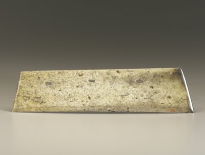 कांटा छेनी (झंग), किजिया संस्कृति, c.2500-2000 ईसा पूर्व (जेड) द्वारा नवपाषाण काल चीनी स्कूल