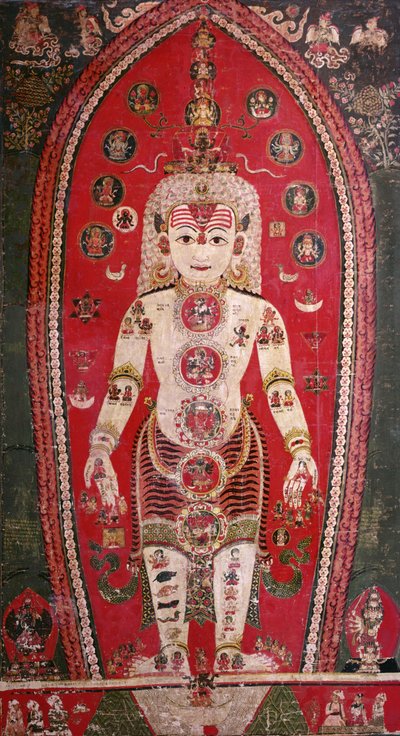 बडगाँव (रेशम पर गौचे) से शिव पुराण द्वारा नेपाली स्कूल
