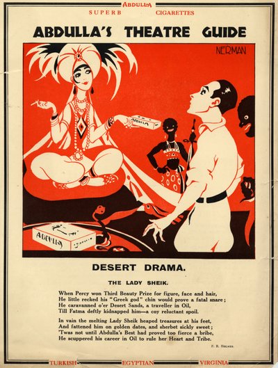 अब्दुल्ला सिगरेट, 1928 द्वारा नर्मन