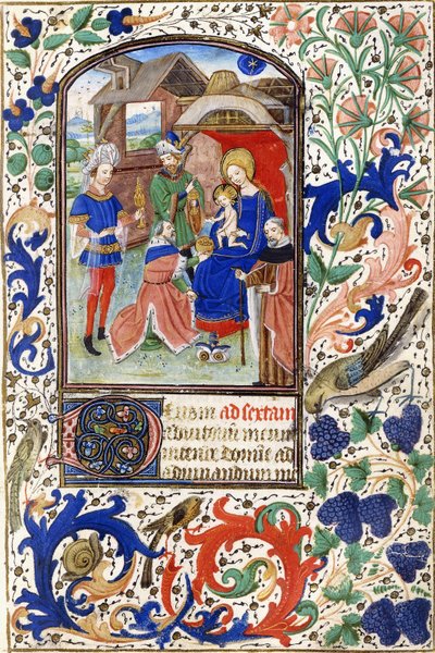 मागि की आराधना, c.1450 द्वारा नीदरलैंड के स्कूल