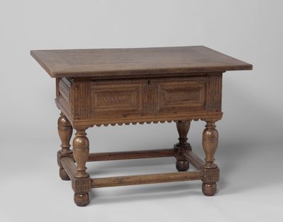 वेतन तालिका, c.1600-50 (ओक) द्वारा नीदरलैंड के स्कूल
