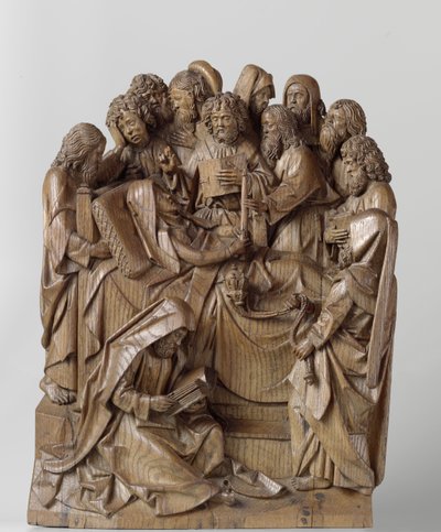 द डेथ ऑफ़ द वर्जिन, c.1475-77 द्वारा नीदरलैंड के स्कूल