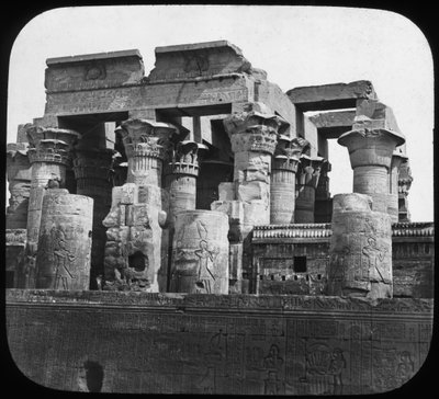 कोम ओम्बो का मंदिर, मिस्र, c1890 द्वारा न्यूटन और सह