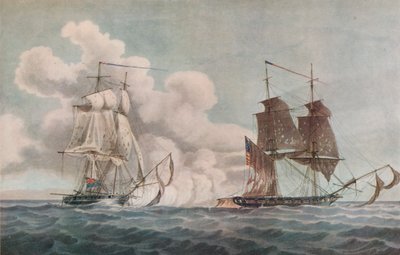 पैकेट बोट और प्राइवेटर, c1819 द्वारा निकोलस पोकॉक