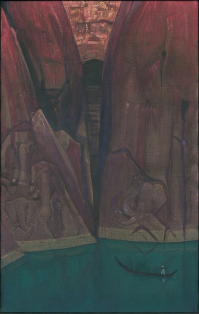 आश्रम, "आश्रम" श्रृंखला, 1931 द्वारा निकोलस रोएरिच