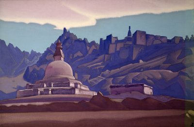 दफन माउंड, लद्दाख, 1937 द्वारा निकोलस रोएरिच