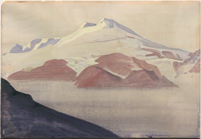 एल्ब्रस, काकेशस, एल्बम पत्ती, 1933 द्वारा निकोलस रोएरिच