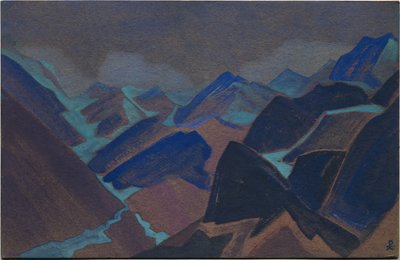 लाहुल के ग्लेशियर, 1936 द्वारा निकोलस रोएरिच
