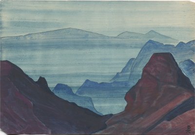 हिमालय, एल्बम पत्ती, 1934 द्वारा निकोलस रोएरिच