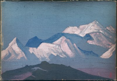 हिमालय, स्केच, 1933 द्वारा निकोलस रोएरिच