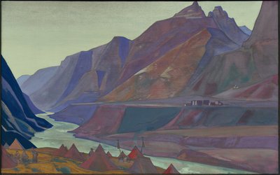 कोकसर कैंप, 1932 द्वारा निकोलस रोएरिच