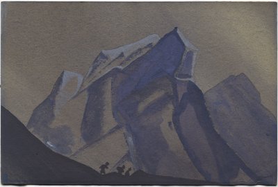माउंटेन पास, तूफान, 1936 द्वारा निकोलस रोएरिच