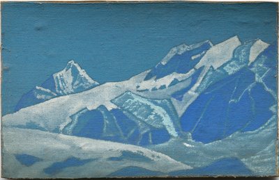 पर्वतीय अध्ययन, c.1928 31 द्वारा निकोलस रोएरिच