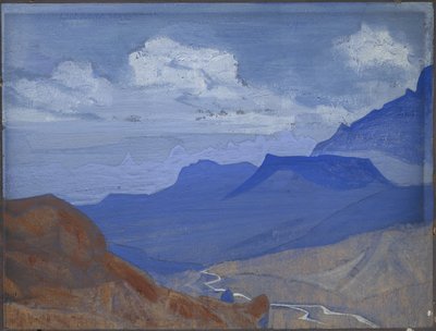 नुब्रा घाटी, 1926 द्वारा निकोलस रोएरिच