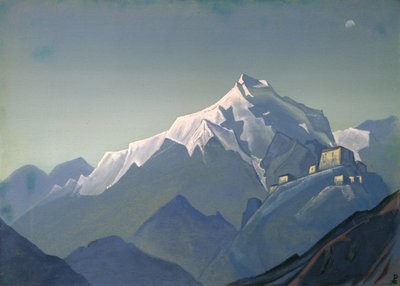 तिब्बत: एक मठ, 1944 द्वारा Nicholas Roerich