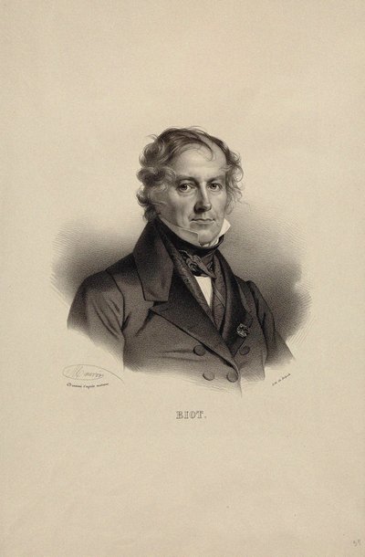 जीन बैप्टिस्ट बायोट का पोर्ट्रेट 1774-1862। द्वारा निकोलस यूस्टैच मौरिन