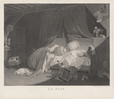 ला नुइट नाइट, 1780s। द्वारा निकोलस फ्रेंकोइस रेग्नॉल्ट
