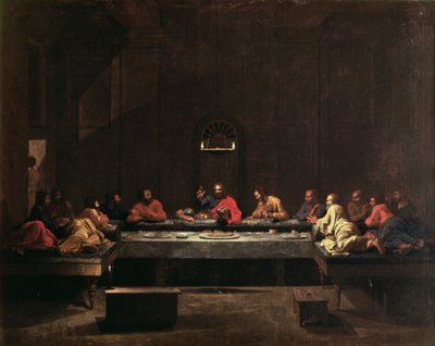 पवित्र यूचरिस्ट, सी .166-40 द्वारा Nicolas Poussin