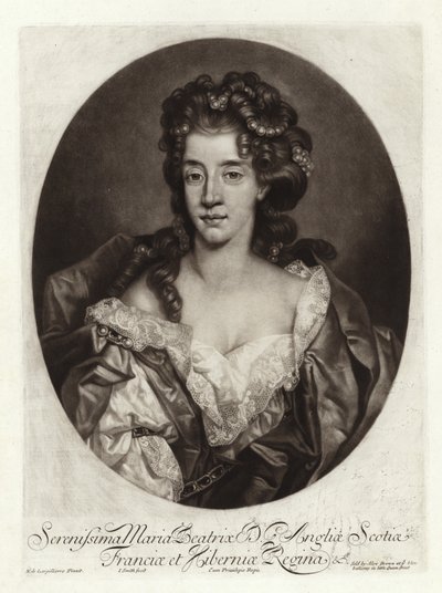 मोडेना के मैरी का चित्रण द्वारा Nicolas de Largillière