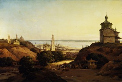 यूरीव-पोवोलज़्स्की का दृश्य, 1851 द्वारा निकानोर ग्रिगोरीविच चेर्नटेसोव