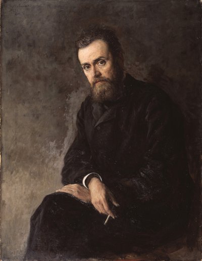 लेखक Gleb Uspensky का चित्र 1843-1902, 1884 द्वारा निकोलाई अलेक्सांद्रोविच यारोशेंको