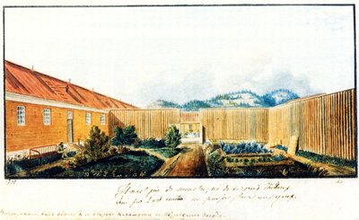 पीटर जेल, 1832 में आंगन द्वारा निकोलाई अलेक्जेंड्रोविच बेस्टुशेव