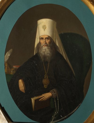 मॉस्को 1782-1867, 1860 के मेट्रोपॉलिटन फाइलरेट का पोर्ट्रेट द्वारा निकोलाई डेनिलोविच स्प्रेविच