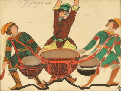 एन। रिमस्की-कोर्साकोव, 1919 द्वारा ओपेरा स्नो मेडेन के लिए पोशाक डिजाइन द्वारा निकोलाई कोन्स्टेंटिनोवाइट्स रोएरिच