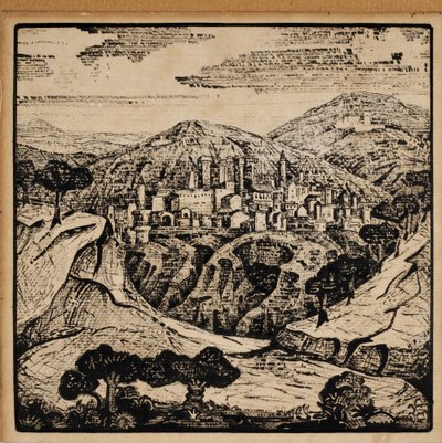 अलेक्जेंडर ब्लोक द्वारा इतालवी कविताओं के लिए चित्रण, 1907 द्वारा निकोलाई कोन्स्टेंटिनोवाइट्स रोएरिच