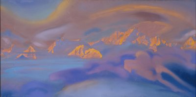 कंचनजंगा, 1938 द्वारा Nikolai Konstantinowitsch Roerich