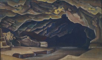 परिनिर्वाण, 1935-1936 द्वारा निकोलाई कोन्स्टेंटिनोवाइट्स रोएरिच