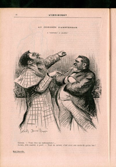 L'Indiscret, B&W . में व्यंग्य द्वारा नोएल डोरविल