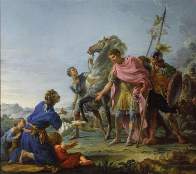 ट्रोजन (53-117) दया दिखाते हुए, 1765 द्वारा नोएल हाले