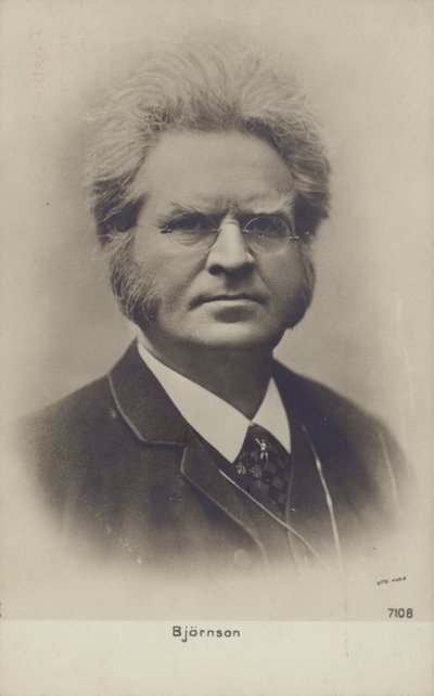 ब्योर्नस्टजर्न ब्योर्नसन (1832-1910), नॉर्वेजियन नोबेल पुरस्कार विजेता लेखक द्वारा नॉर्वेजियन फोटोग्राफर
