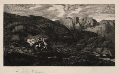 डर, 1866। द्वारा ओडिलोन रेडन