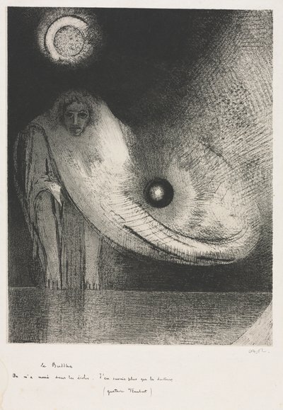 द बुद्धा, 1895। द्वारा ओडिलोन रेडन