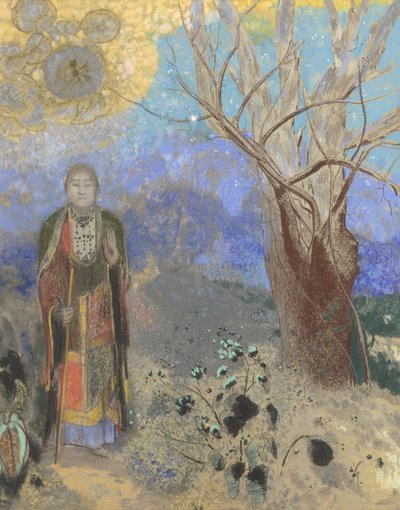 द बुद्धा, 1906-1907 द्वारा Odilon Redon