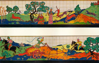 रेस्तरां बाहरी के लिए ब्रिटिश साम्राज्य प्रदर्शनी सजावट, c1924। द्वारा ओलिवर पर्सी बर्नार्ड