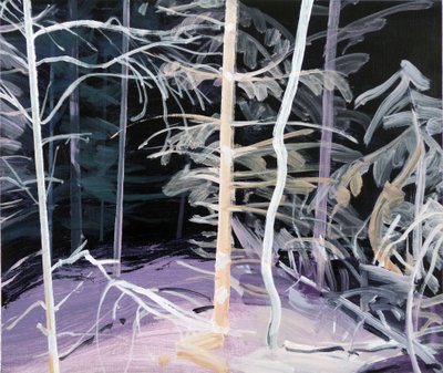 Forêt-noire 3, 2017 (कैनवास पर एक्रिलिक) द्वारा ओलिवियर मोरेल