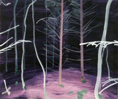 Forêt-noire 6, 2017 (कैनवास पर एक्रिलिक) द्वारा ओलिवियर मोरेल