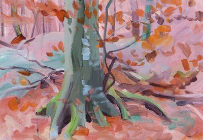 Forêt 32, 2018 (कैनवास पर एक्रिलिक) द्वारा ओलिवियर मोरेल