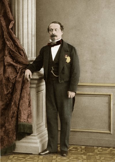 ओलम्पे अगुआडो डे लास मैरिस्मास (1827-1894) द्वारा नेपोलियन III का पोर्ट्रेट - बाद में रंग द्वारा ओलम्पे अगुआडो