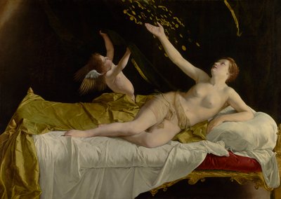 Danaë और सोने की बौछार, द्वारा ओराज़ियो जेंटाइल्सची