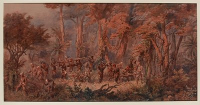  नवल ब्रिगेड मार्चिंग इन मनसु , 1873 द्वारा ऑरलैंडो नोरी