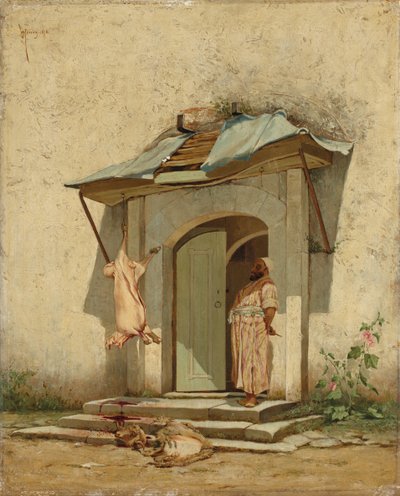 एक तुर्क बुचर, 1878 द्वारा उस्मान हम्दी ब्यो