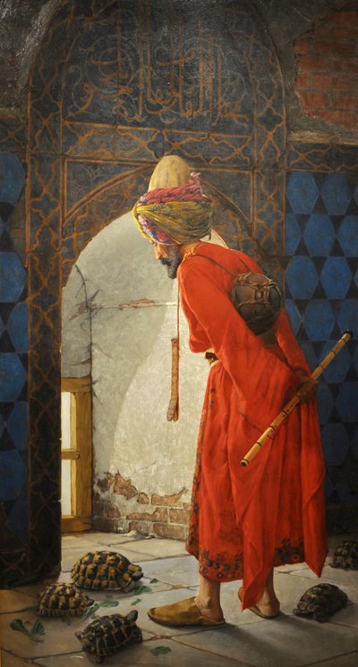 द ट्रॉर्टोइस ट्रेनर, 1906 द्वारा Osman Hamdi Bey